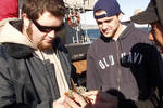 ?? and Carlo with a sea star ?? and Carlo with a sea star