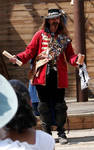Captain Morgan pretending to be Jack Sparrow Captain Morgan pretending to be Jack Sparrow