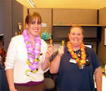 Michelle and I have sporks! Michelle and I have sporks!