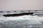 This scow grounded in 1918 and hasn't moved since. This scow grounded in 1918 and hasn't moved since.