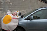 Hey, isn't that Sally's car? Hey, isn't that Sally's car?