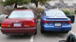 Somebody can't park. (My car is on the right.) Somebody can't park. (My car is on the right.)