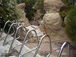 Stairs into the fish tank Stairs into the fish tank
