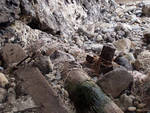 Stuff washed into the cave Stuff washed into the cave