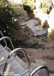 Ladder for snorkelers to enter Baja Reef Ladder for snorkelers to enter Baja Reef