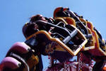 Janice and Chalise on one of those crazy pukey rides. (2001) Janice and Chalise on one of those crazy pukey rides. (2001)