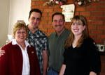 My parents and younger brother. And me, of course. My parents and younger brother. And me, of course.