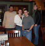 Steve, Jamie, Nick's eyes, Brandon, me Steve, Jamie, Nick's eyes, Brandon, me