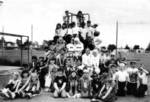 Twin day in third grade. My best friend Jenni and I are sitting in the middle. Twin day in third grade. My best friend Jenni and I are sitting in the middle.